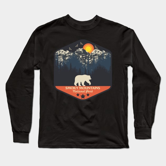 Great Smoky Mountains Long Sleeve T-Shirt by Tonibhardwaj